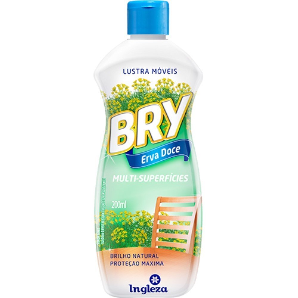 Lustra Moveis Erva Doce 200ml Bry Ingleza