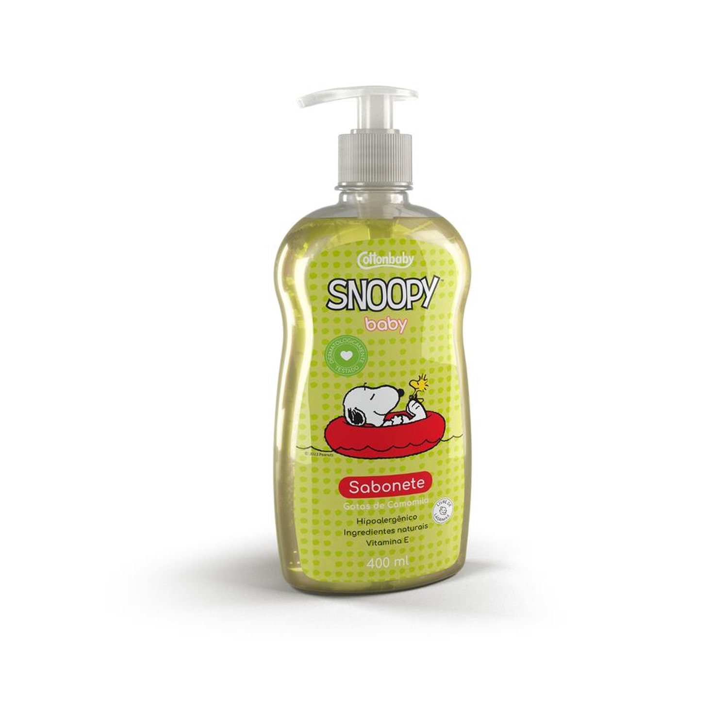 Sabonete De Camomila Snoopy 400Ml - Cottonbaby Snoopy