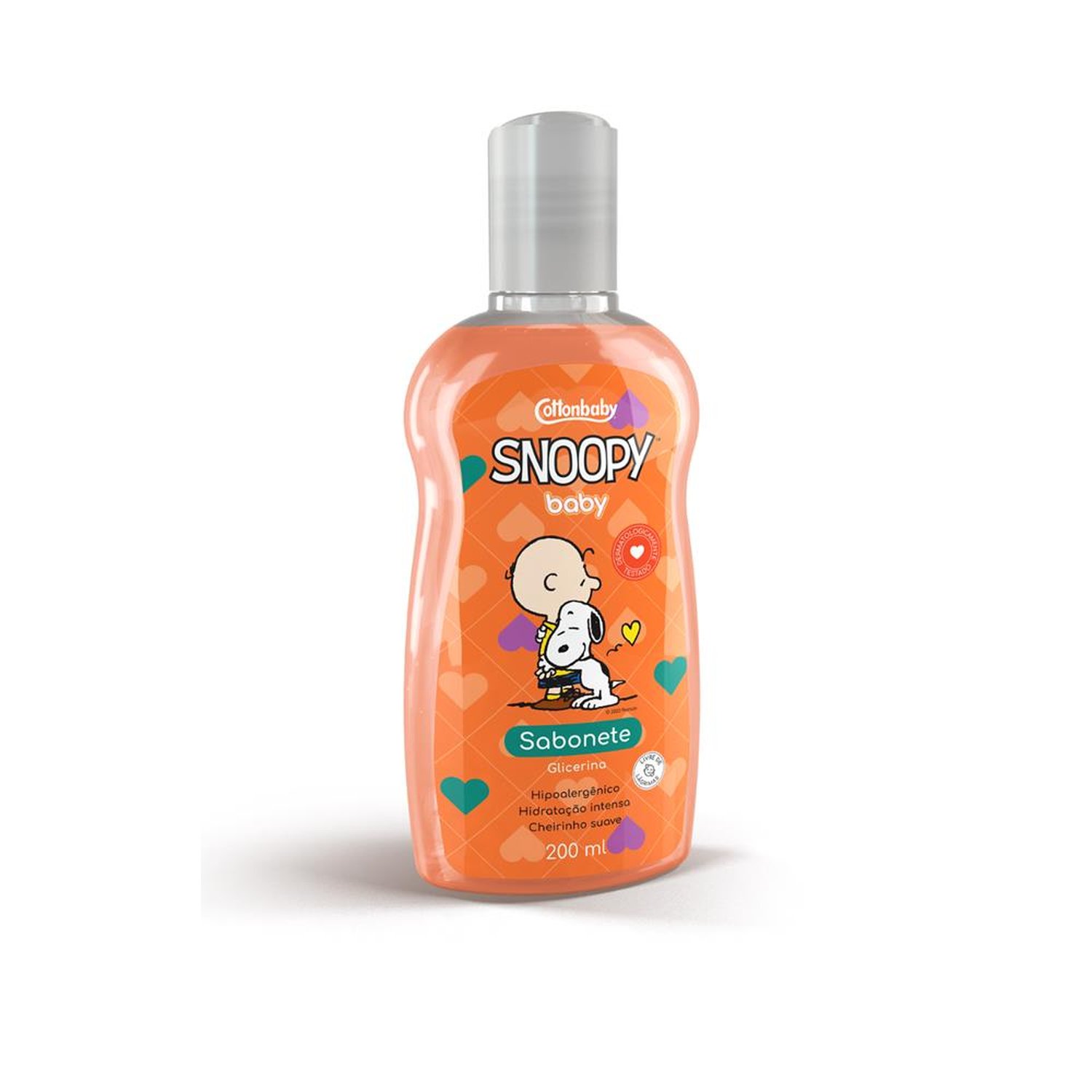 Sabonete De Glicerina Snoopy 200Ml - Cottonbaby Snoopy