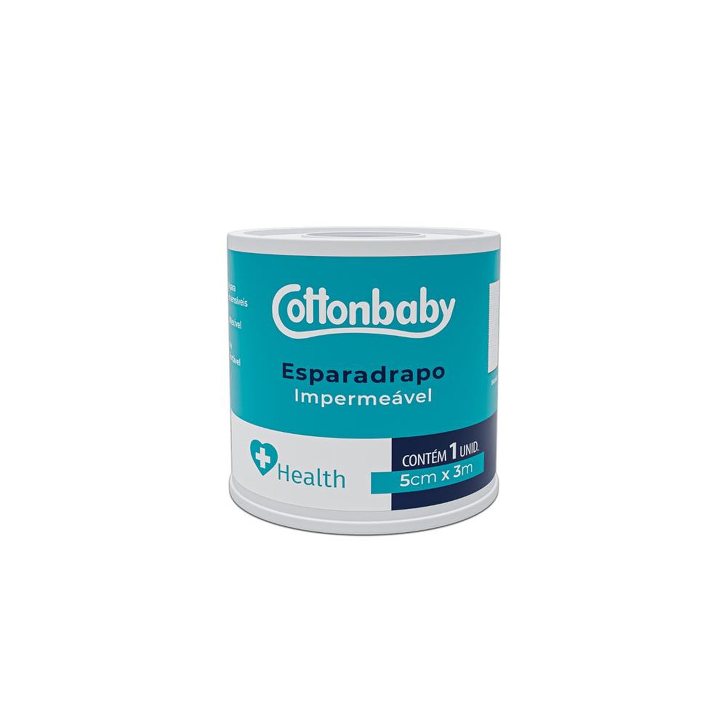 Esparadrapo Branco Cottonbaby 5Cm X 3M - Cottonbaby Health