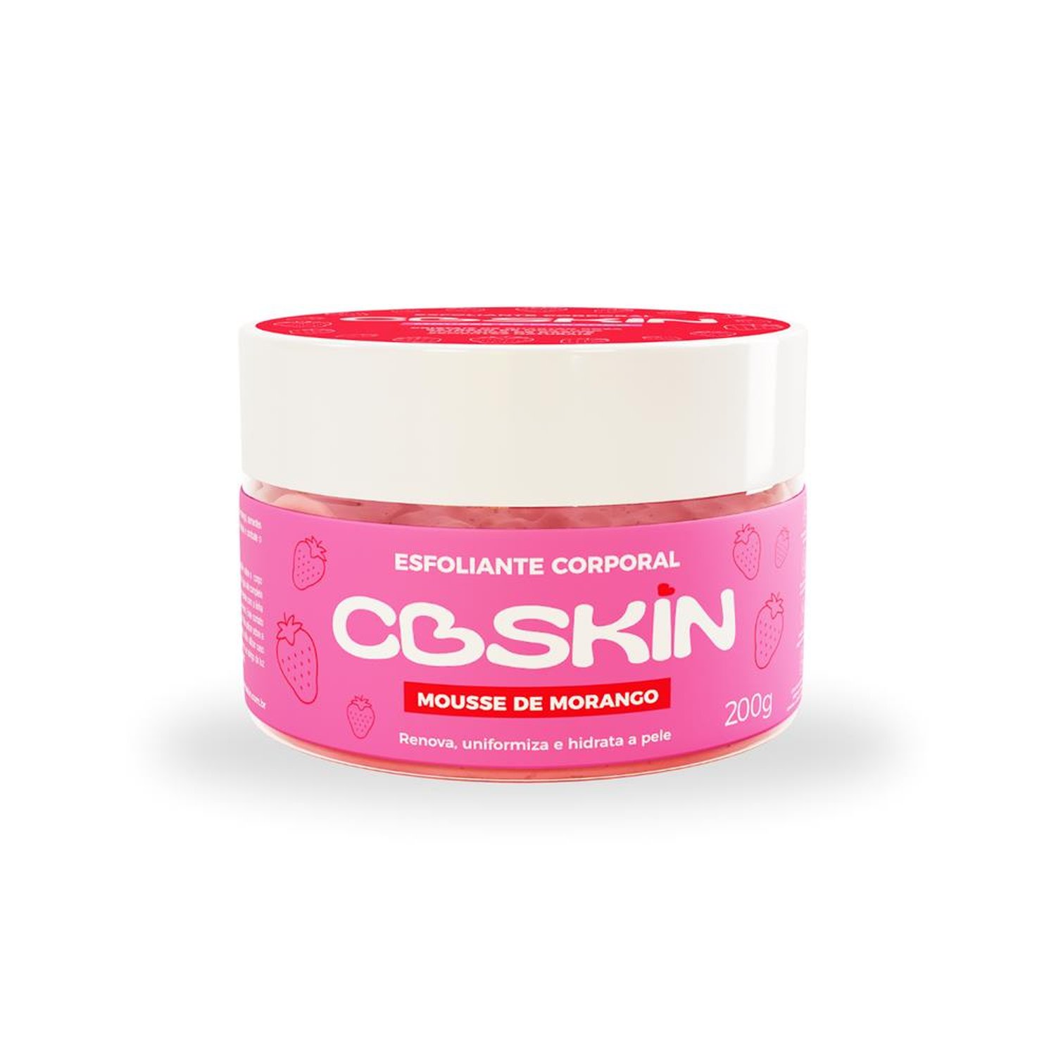 Esfoliante Corporal De Morango Cbskin 200G - Cbskin