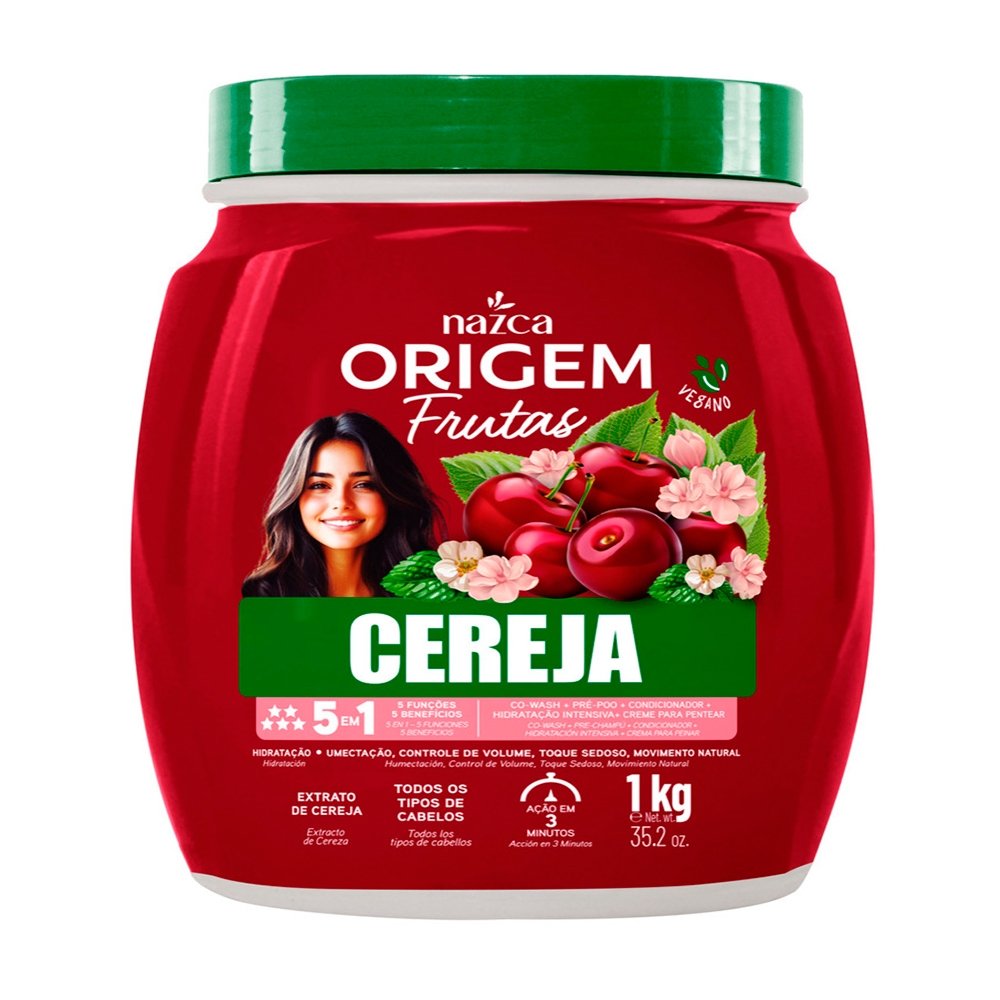Creme de Tratamento Origem Cereja 5 Em 1 1kg