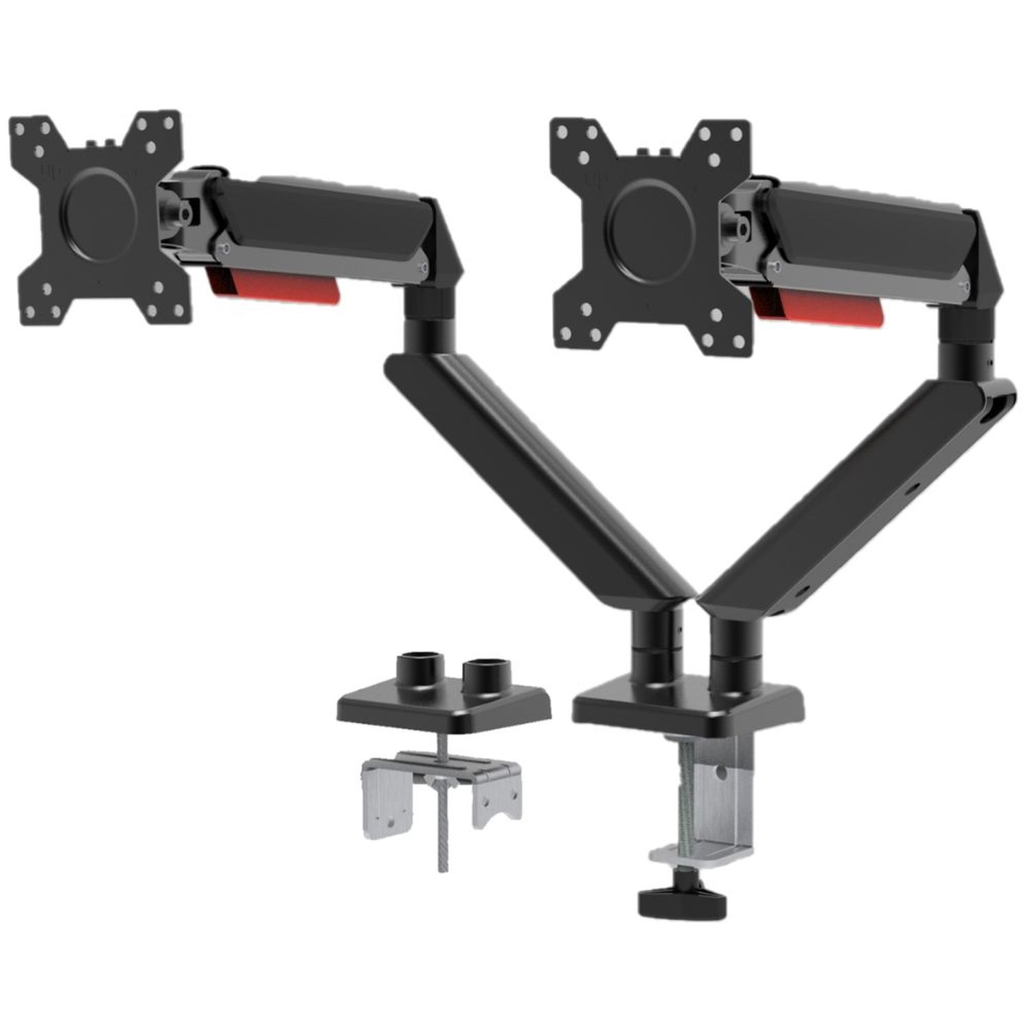 Suporte De Monitor Braço Duplo Amvox Asm 016A 17" A 32" Padrão Vesa