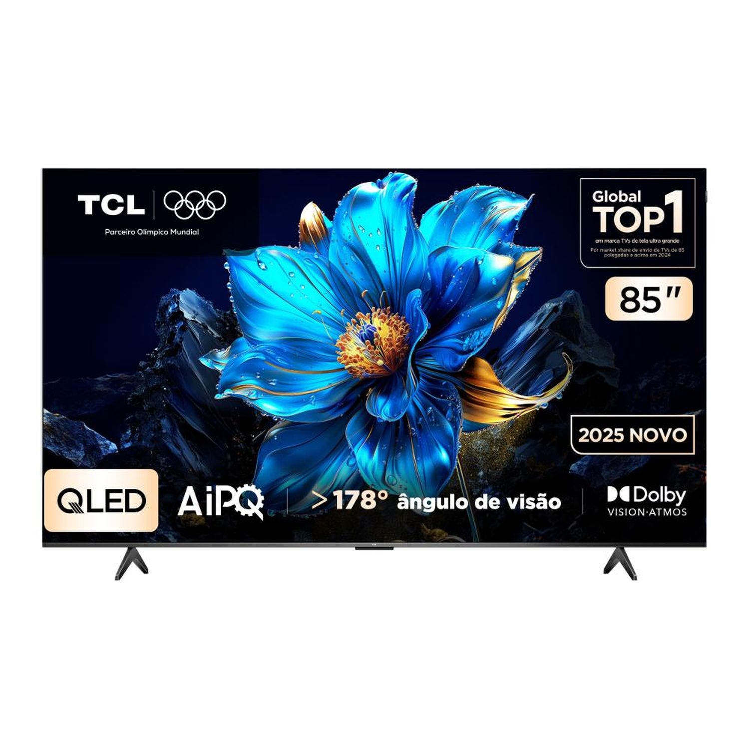 Smart Tv 85¿ Tcl 85P7k 4K Qled Uhd 60Hz Com Sistema Operacional Google Tv
