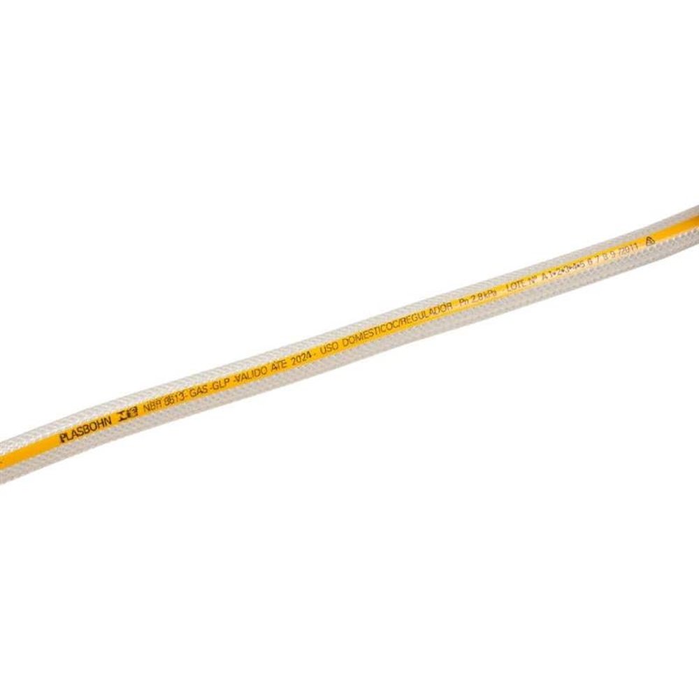 Mangueira Gás GLP 1,20m Plasbohn Normatizda NBR8613/99