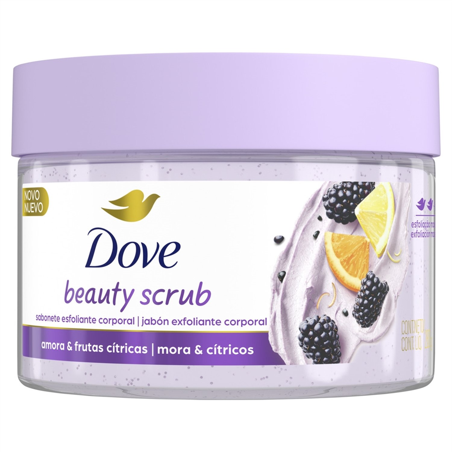 Sabonete Esfoliante Dove Amora e Frutas Cítricas 280g