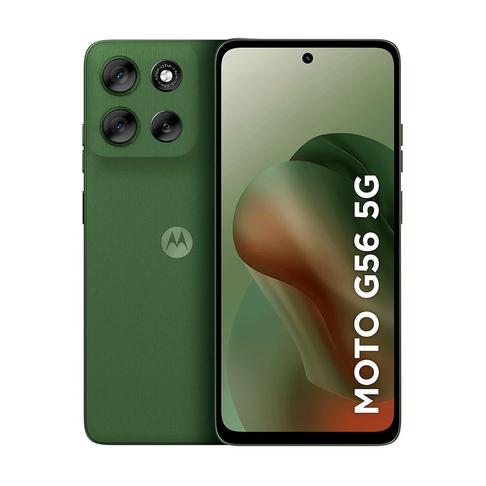 Smartphone Motorola Moto G56 5G Tela 6.7¿ 256Gb 8Gb Ram+8Gb Ram Boost 50Mp Sony Lytia 600 Moto Ai Turbopower 33W Ip69 Desbloqueado Verde