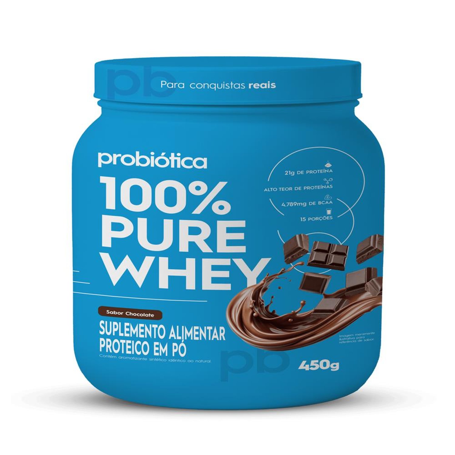 100% Pure Whey - Chocolate - Pote 450G