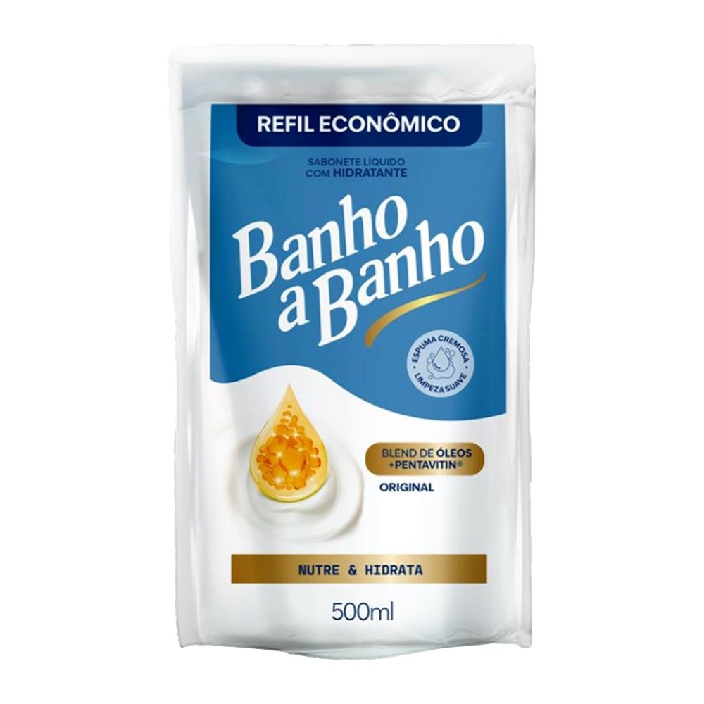 Sabonete Liquido Banho a Banho Hidratante Original Refil 500ml
