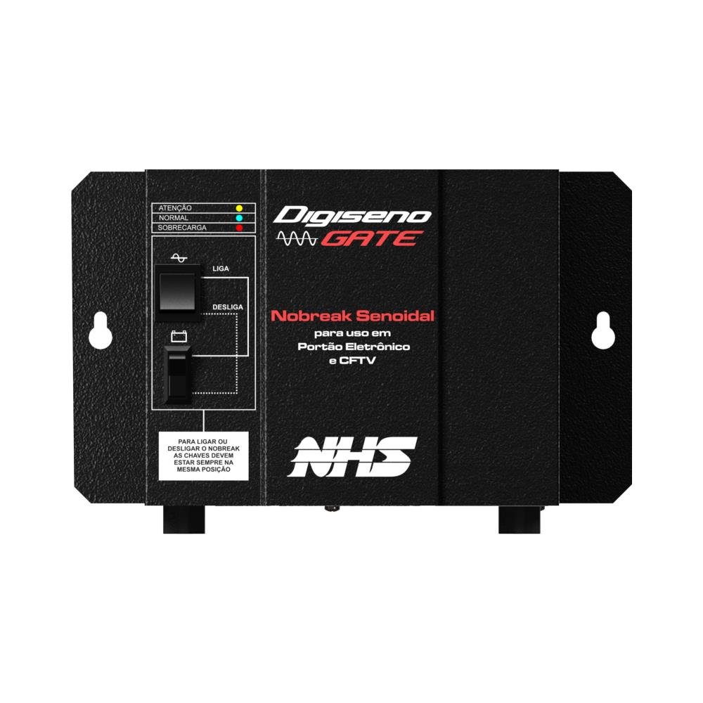 Nobreak Nhs Digiseno Senoidal (Gate/12V/Estacionária/ Sem Bateria) P/Portão Eletronico