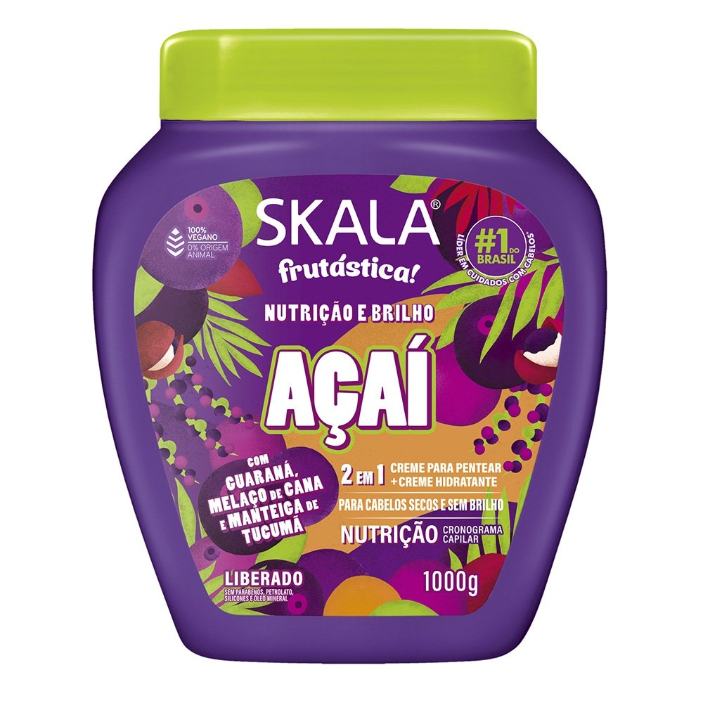 Creme de Tratamento Skala 2 Em 1 Açaí 1kg