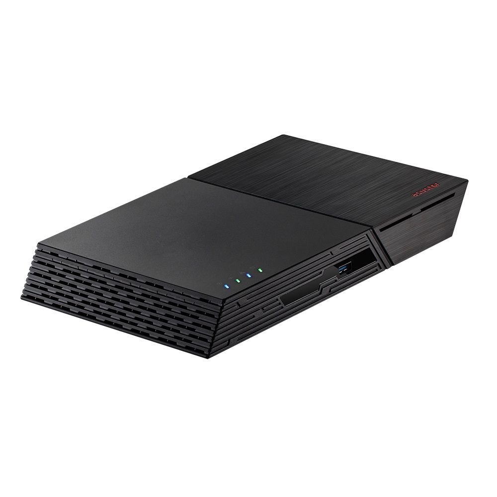 Storage Asustor 12-Baias Fs6712x - Celeron N5105 2.0Ghz (Quad-Core), 4Gb Ddr4, 12 X M.2 Slots, 1 X 10 Gigabit, Flashstor