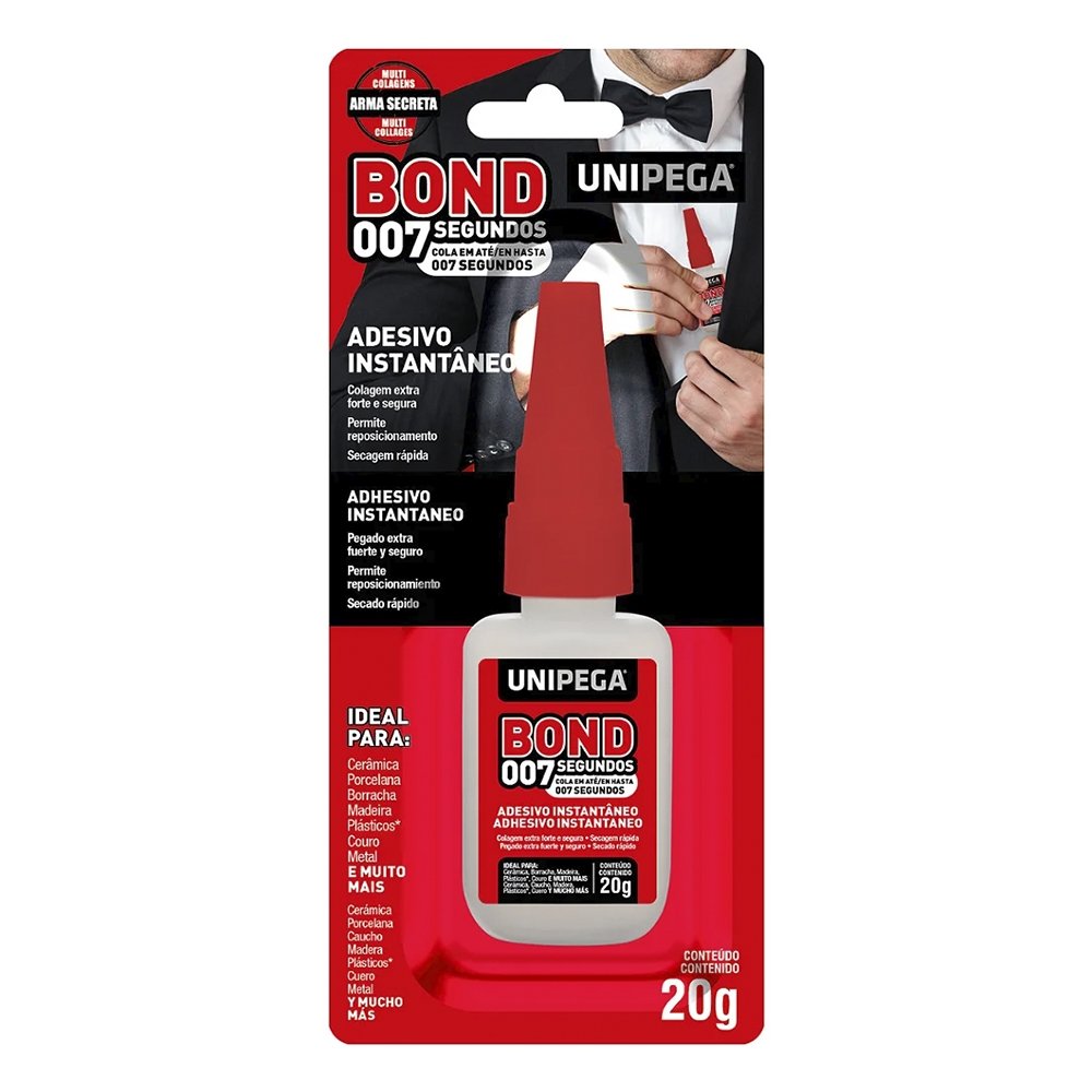 Cola Instântanea Unipega Bond 007 Blister 20g