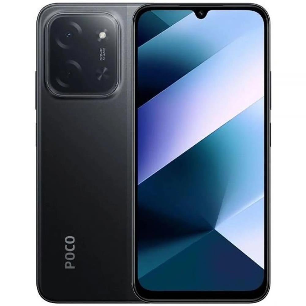 Celular Xiaomi Poco C85 4G Nfc 6Gb De Ram 128Gb Tela 6.9 Dual Sim Preto