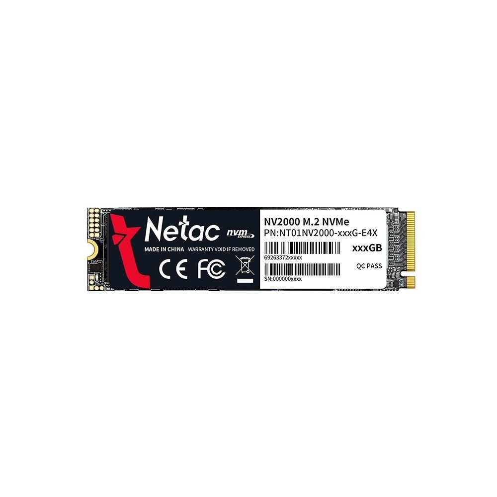 Ssd Netac 1Tb Nv2000 Pcie 3 X4 M.2 2280 Nvme Nt01nv2000-1T0-E4x - Ate 2500/2100 Mb/S