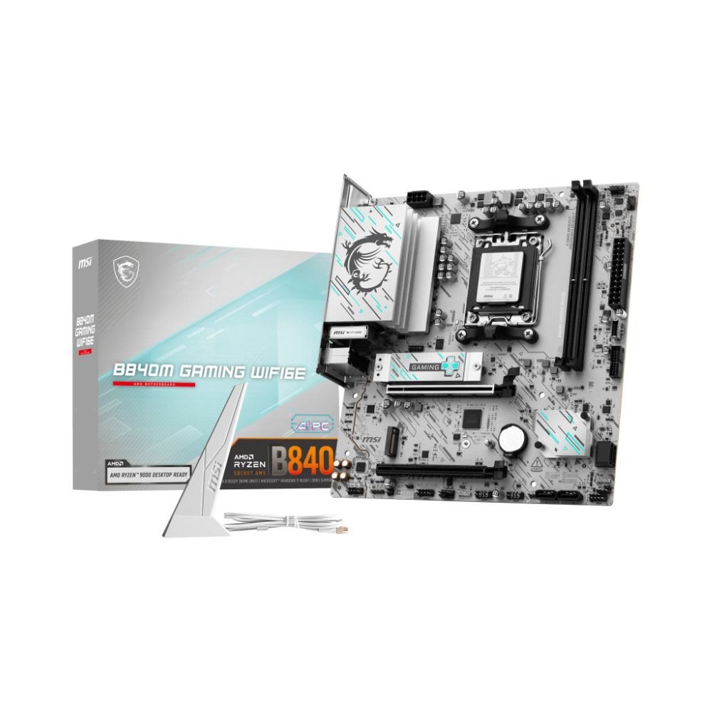 Placa Mãe Msi B840m Gaming Wifi6e (Am5/2Xddr5/Hdmi/Displayport/M.2/Usb 3.2)