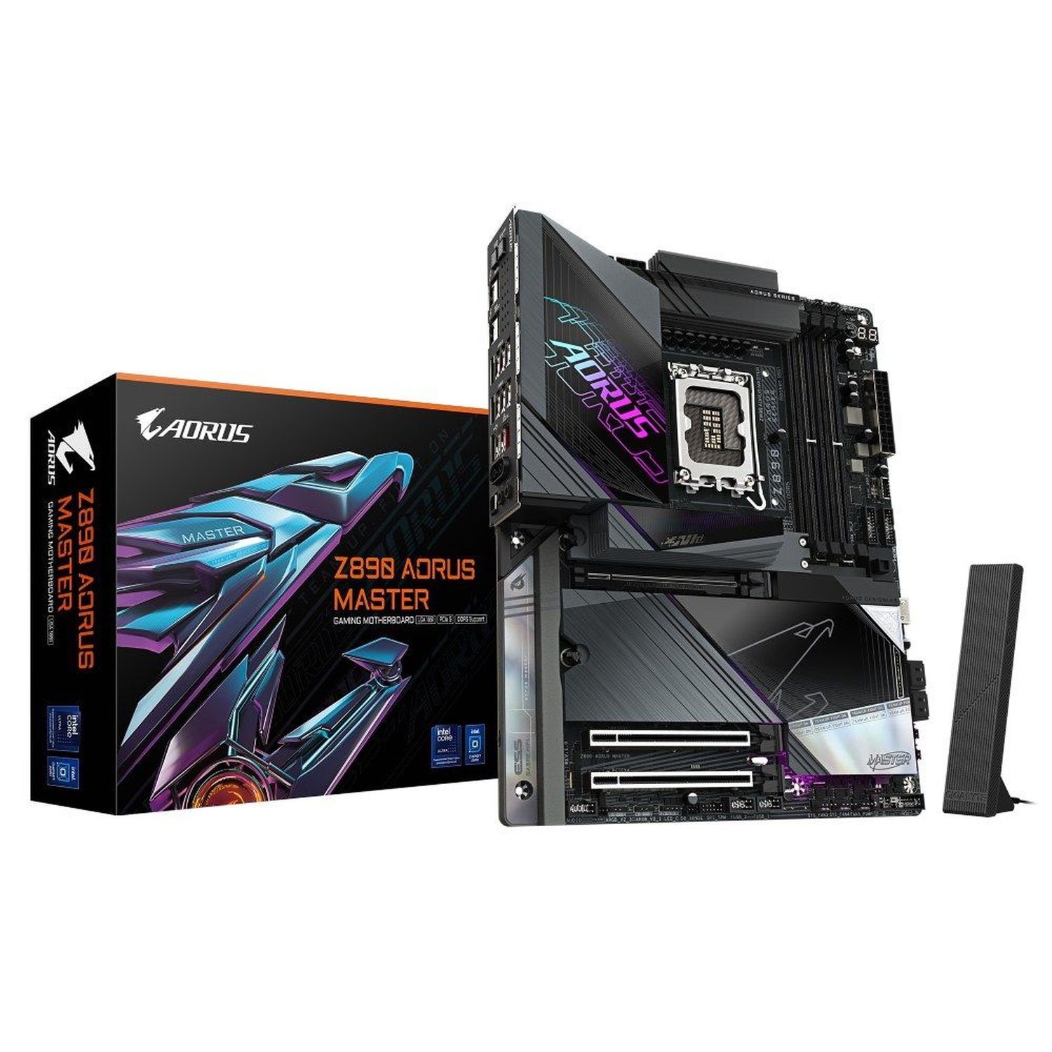 Placa Mãe Gigabyte Z890 Aorus Master Wifi 7 (Lga 1851/4Xddr5/Thunderbolt 4/Usb4 Type-C/Hdmi/M.2/10G
