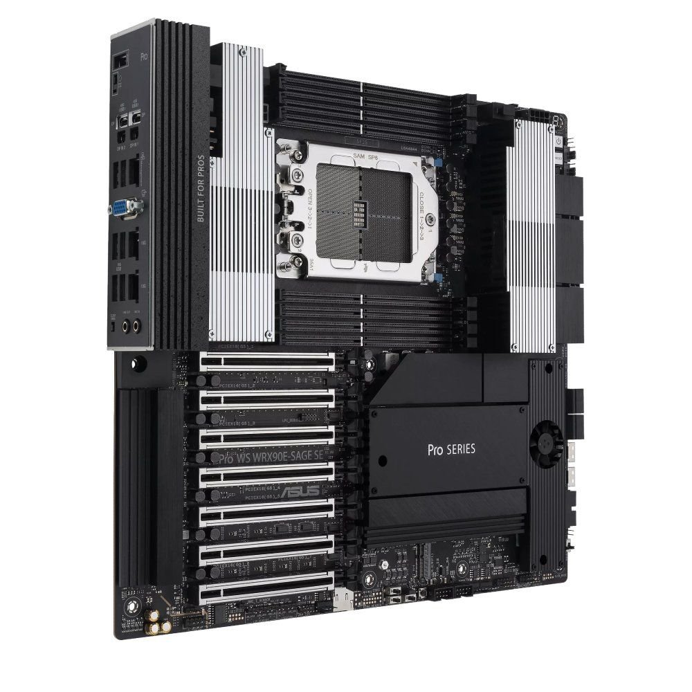 Placa Mãe Asus Pro Ws Wrx90-E Sage Se (Amd Str5/8Xddr5/M.2/Usb 4)