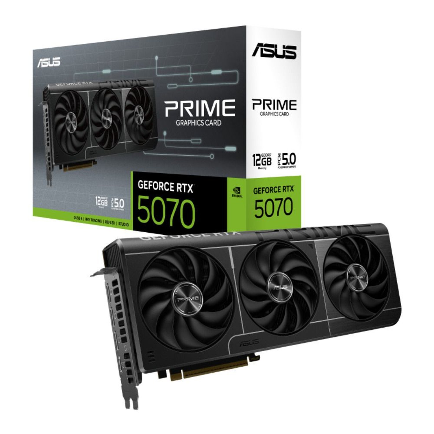 Placa De Video Asus Rtx 5070 Prime, 12Gb, Gddr7 - Prime-Rtx5070-12G