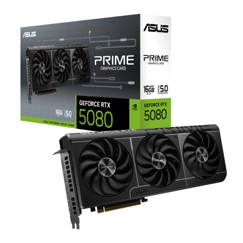 Placa De Video Asus Rtx 5080 Prime, 16Gb, Gddr7 - Prime-Rtx5080-16G
