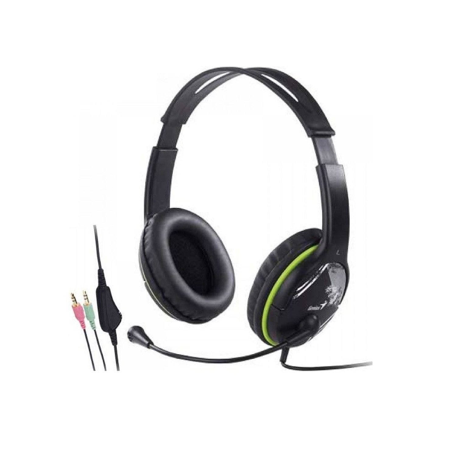 Headset Genius Hs-400A (Controle De Volume / P2 / Headband / 20 Hz - 20Khz / 102 Db / Cabo 1,8M)