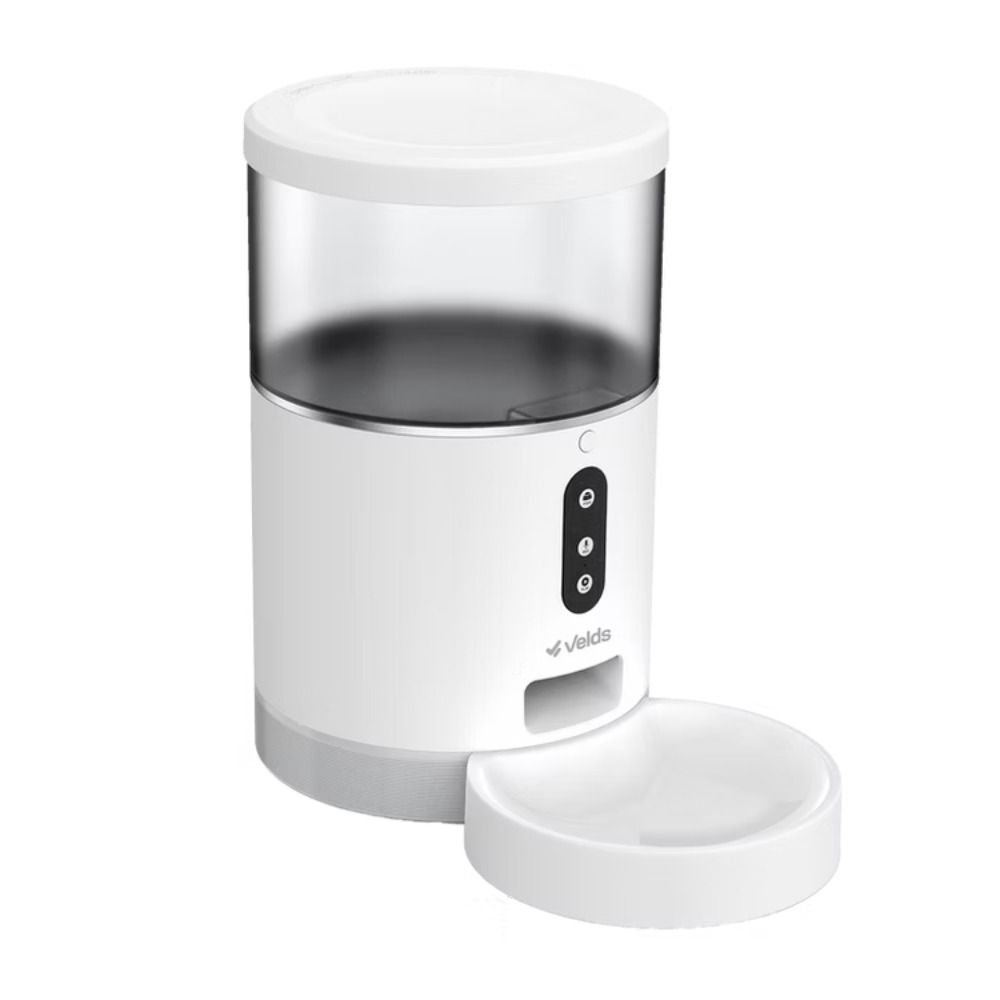 Alimentador De Pet Velds Inteligente Vds Apbw, Wi-Fi - Branco