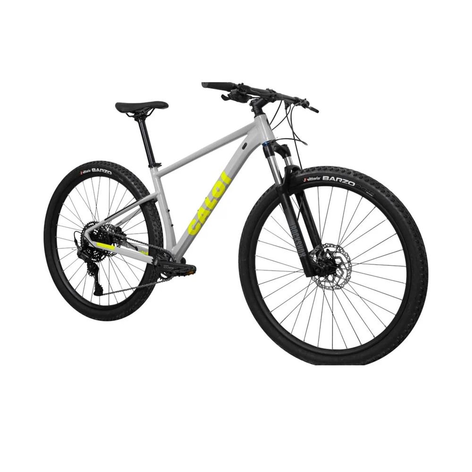 Bicicleta Caloi Explorer Expert Aro 29 Alumínio 10V Cinza Com Suspensão Rockshox E Freio A Disco Sh