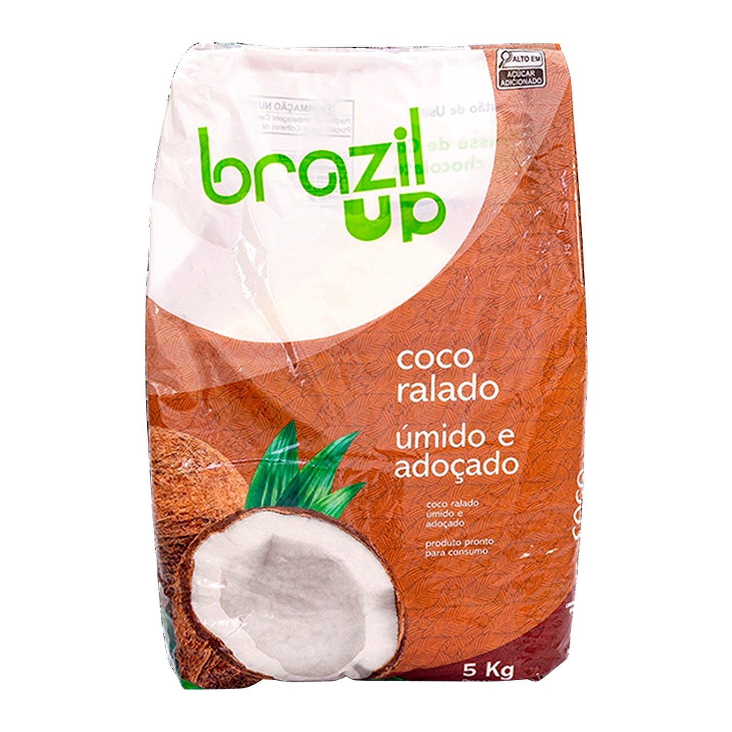 Coco Ralado Brazil Up Úmido e Adoçado 5Kg | Martins Atacado