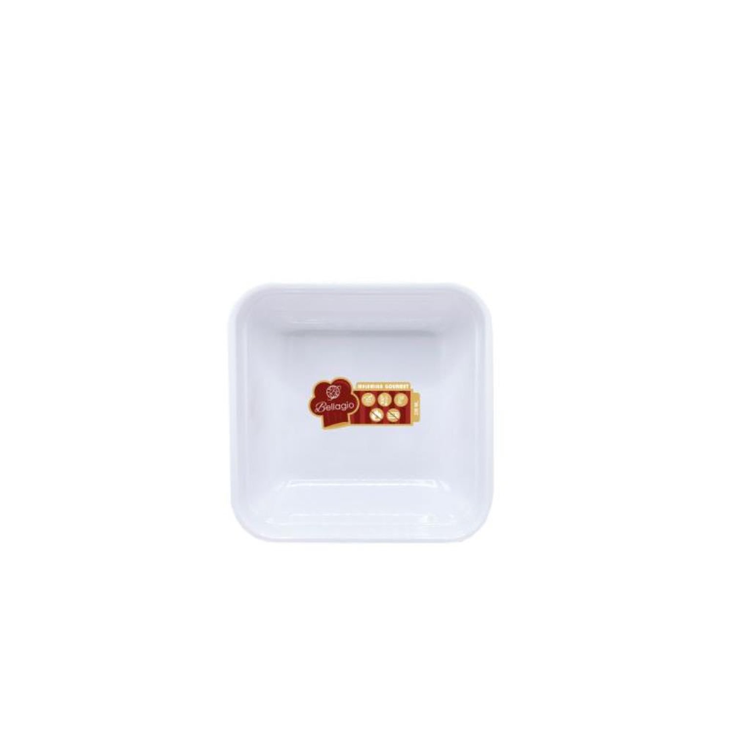 Tigela Melamina Quadrada 210Ml Bellagio
