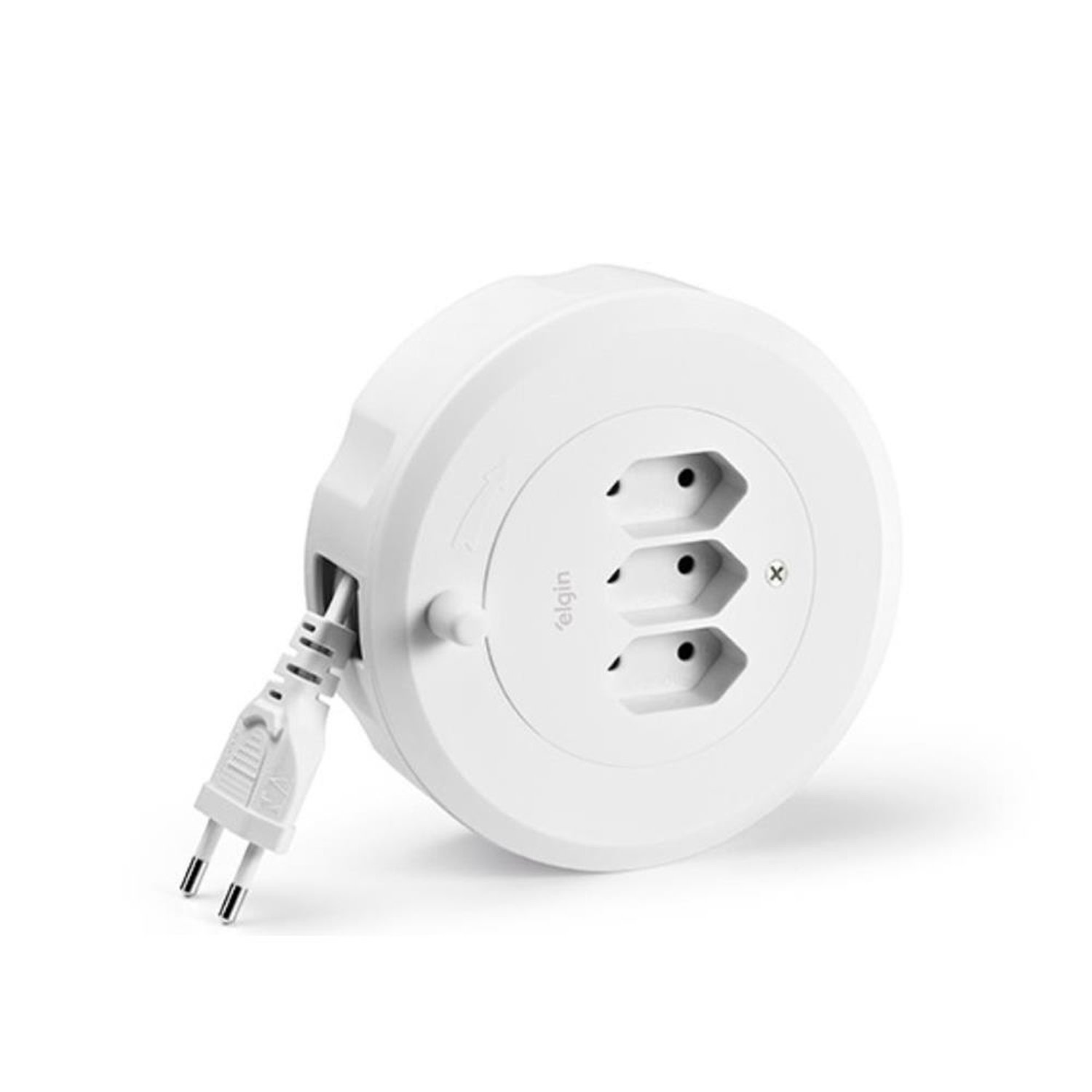 Extensão Elétrica Carretel 5M 3 Tomadas 10A Elgin