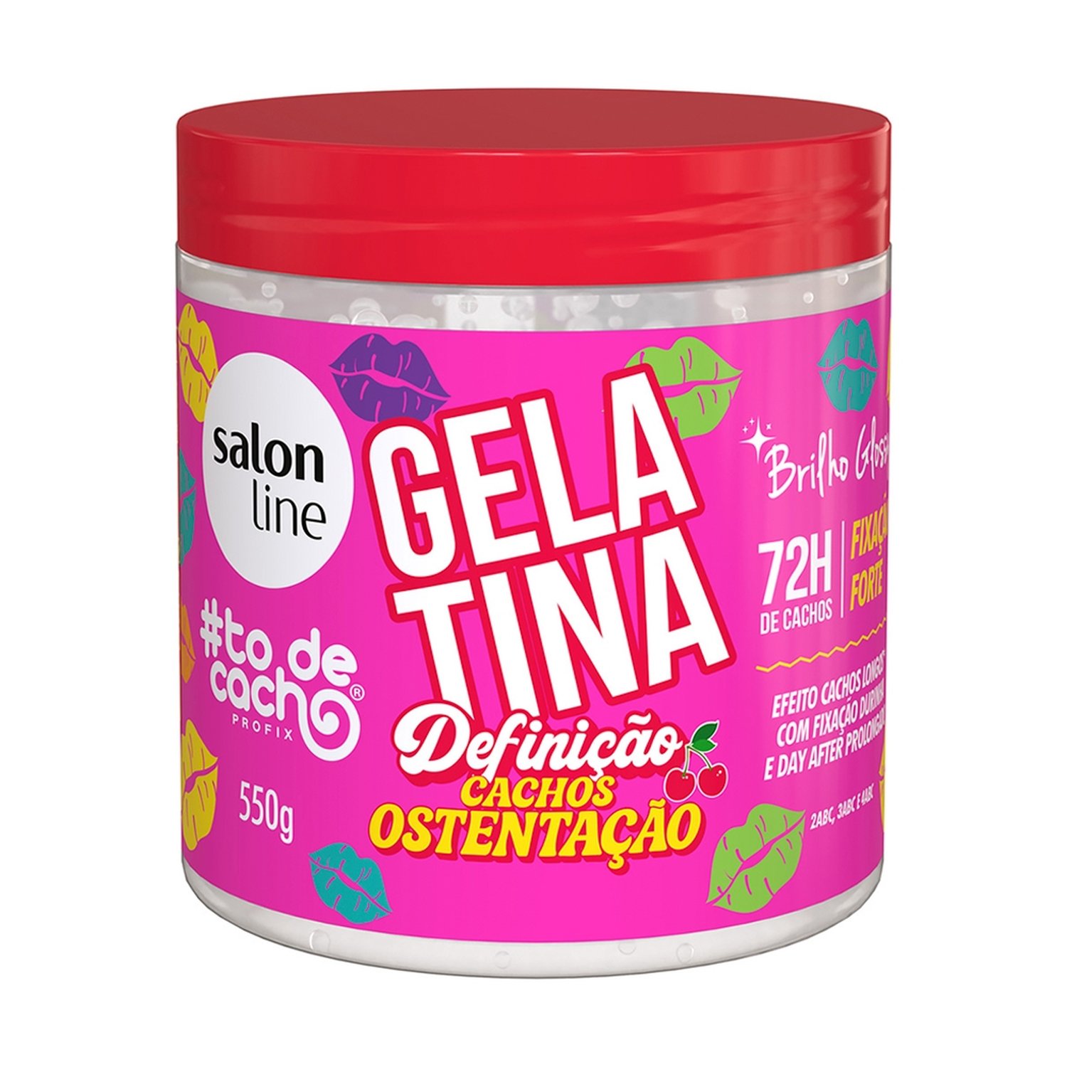 Gelatina Capilar Salon Line Tô de Cachos - Definição Cachos Ostentação 550g