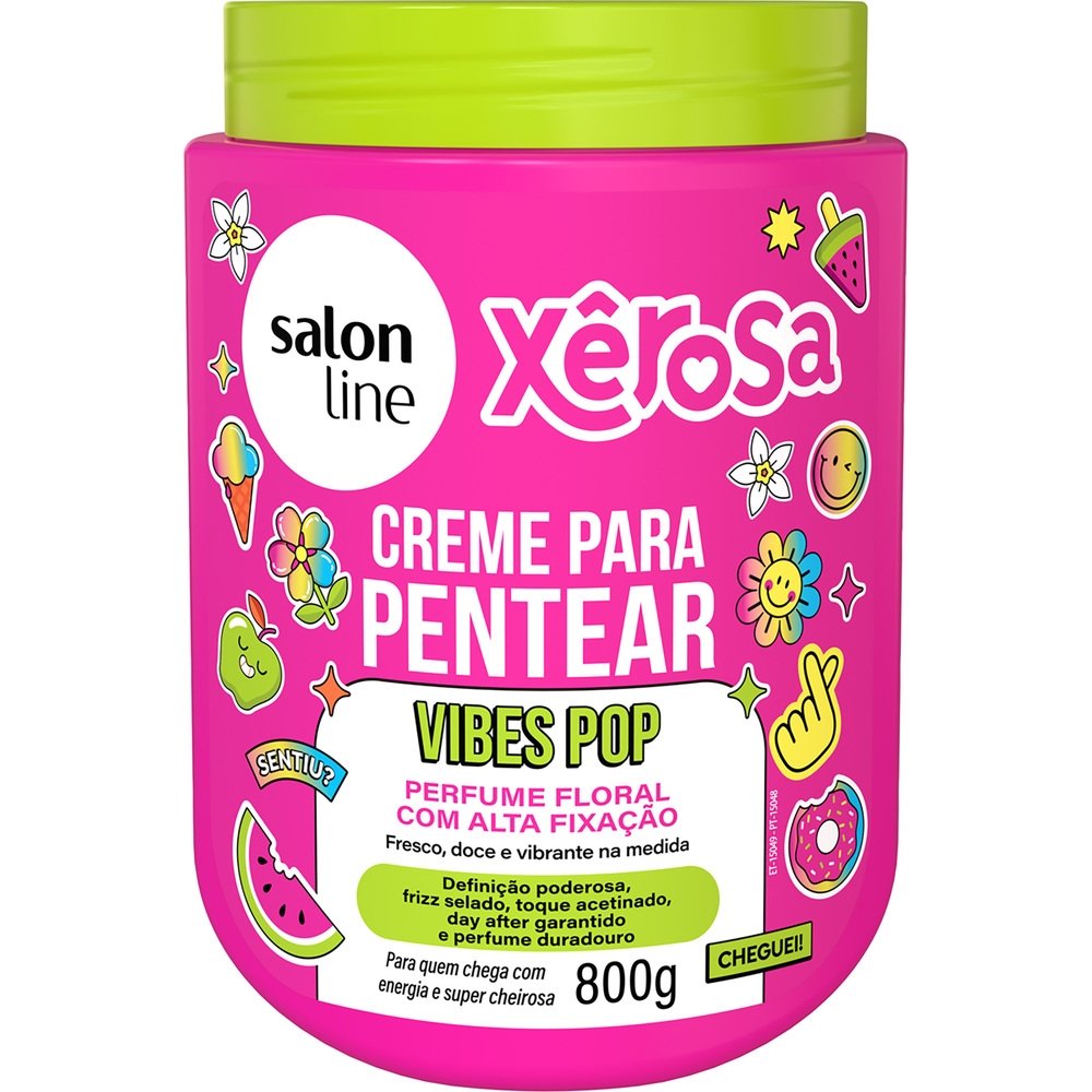 Creme para Pentear Salon Line Xêrosa Vibes Pop 800g