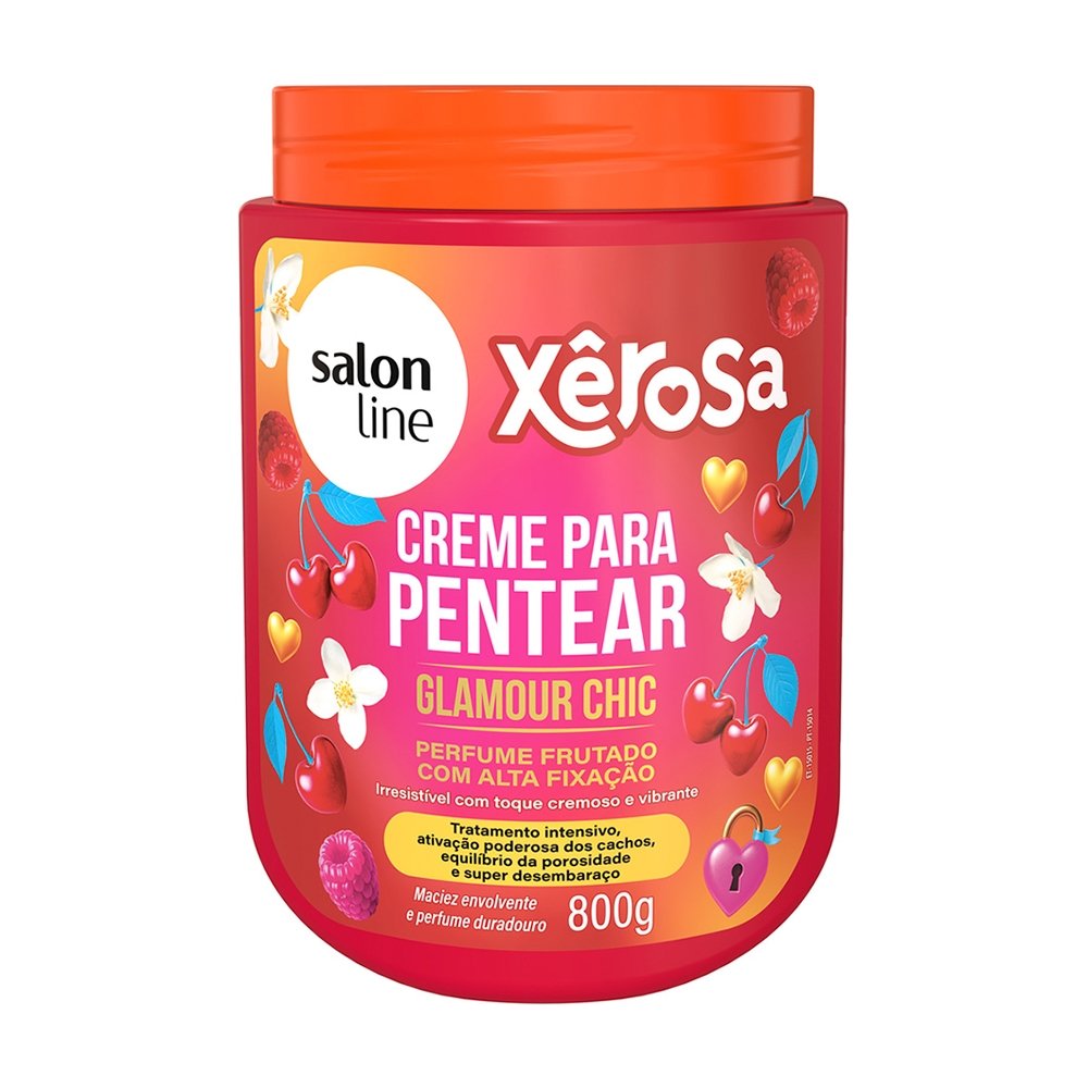 Creme Para Pentear Salon Line Xerosa Glamour Chic 800g