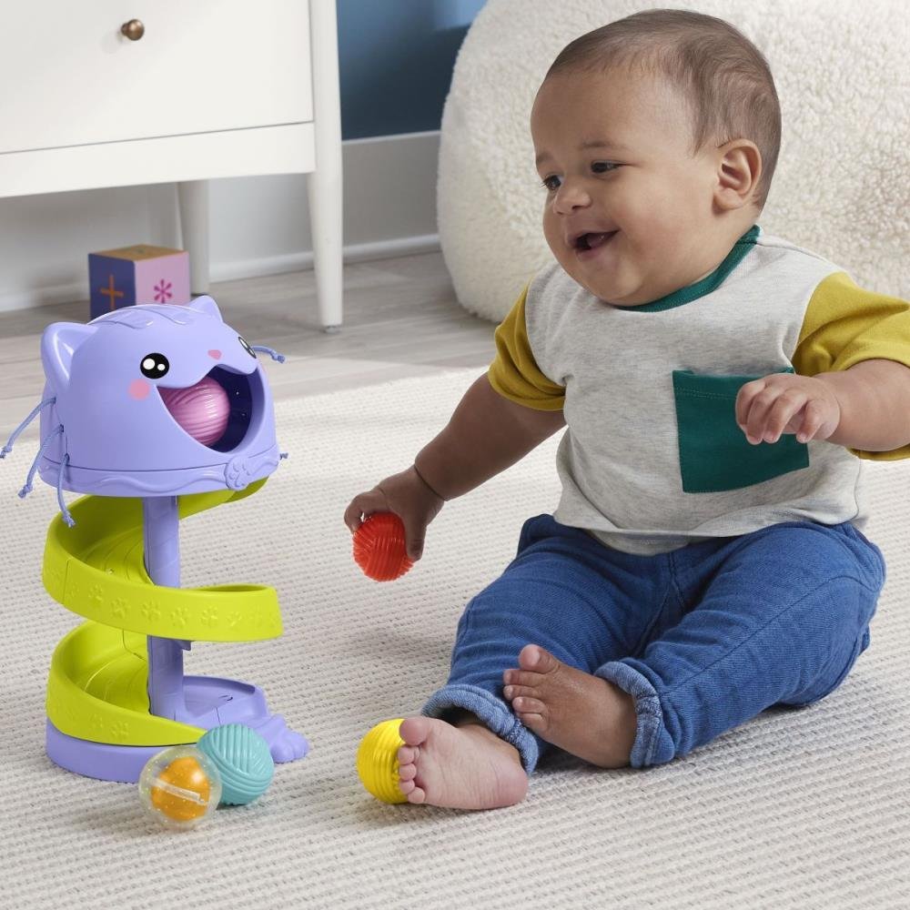 Fisher-Price Infantil Gatinho Bolinhas Rolando