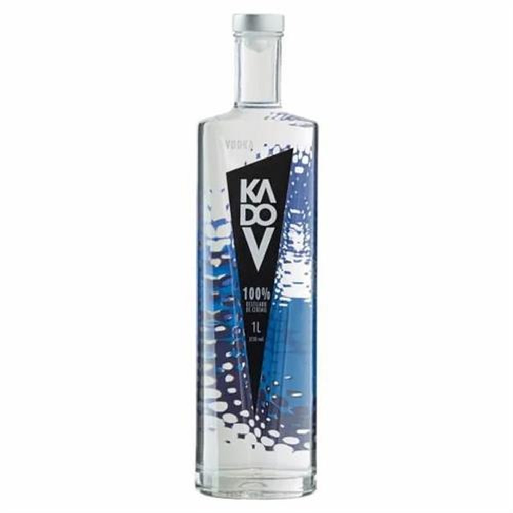 Vodka Kadov 1litro - Caixa contém 6 unidades.