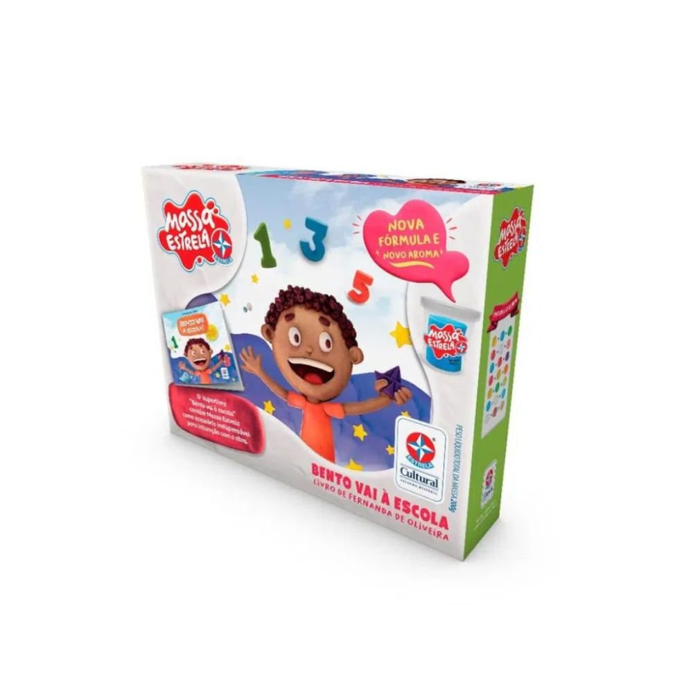Super Massa Brincando Na Escola Com Livro - Estrela
