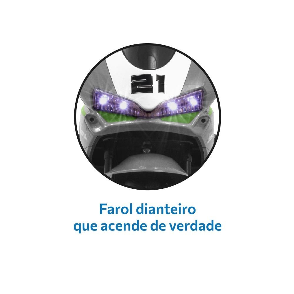 Moto Speed Gt Cinza Elétrica 12V - Bandeirante