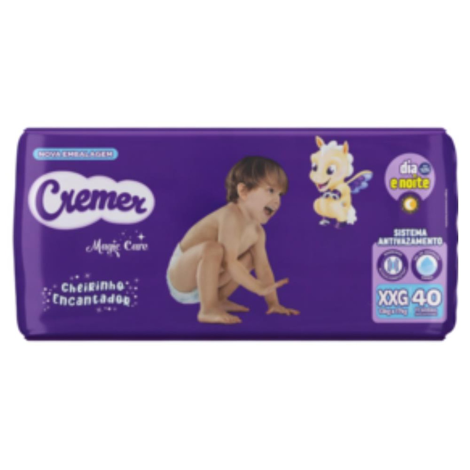 Fralda Cremer Magic Care Hiper Xxg Com 40 Unidades