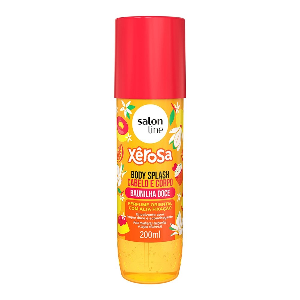 Body Splash Salon Line Xêrosa Baunilha Doce 200ml