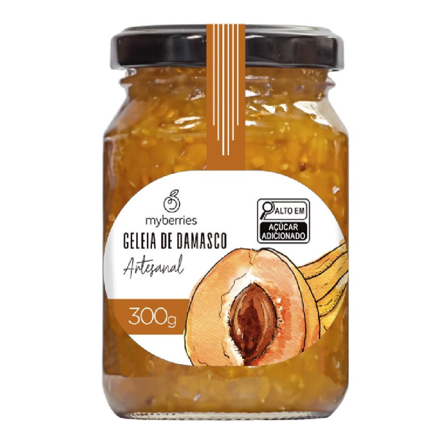 Geleia De Damasco Artesanal 300G