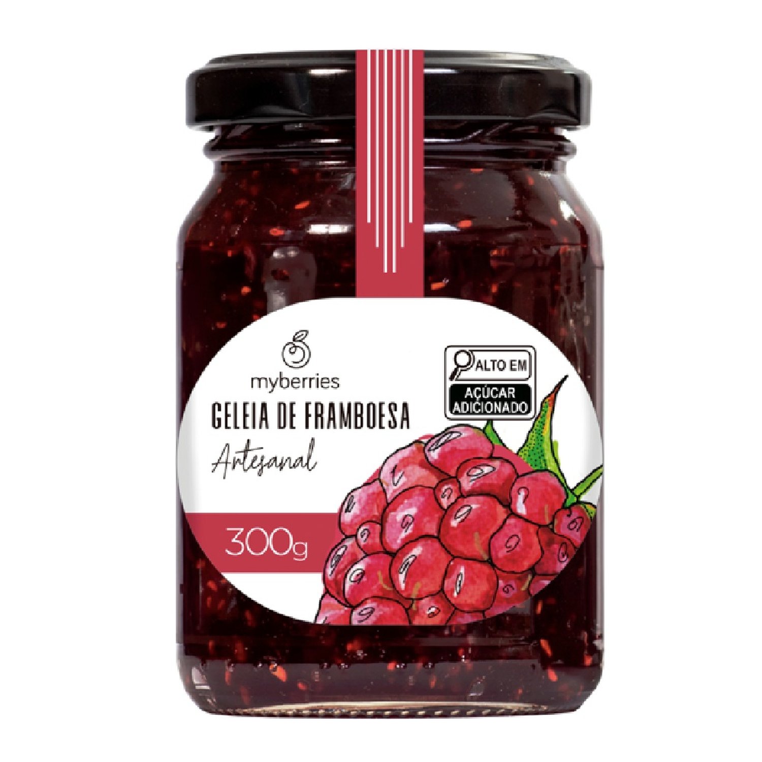 Geleia De Framboesa Artesanal 300G