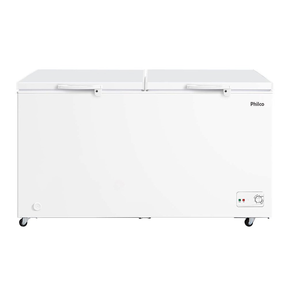 Freezer Horizontal Philco 500 Litros PFH520B - 2 em 1, Branco, 110V