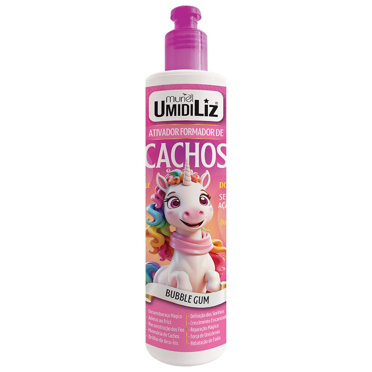 Ativador De Cachos Umidiliz Bubble Gun 300Ml Muriel