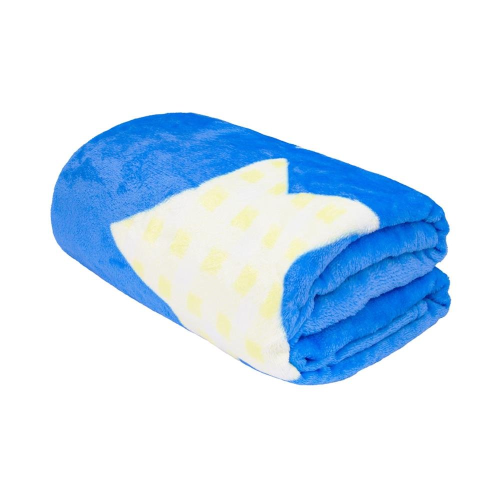 Kit Manta Bebê 1,10X0,80M Estrelas Masc Pimpolho Caixa Com 1 Unidade.