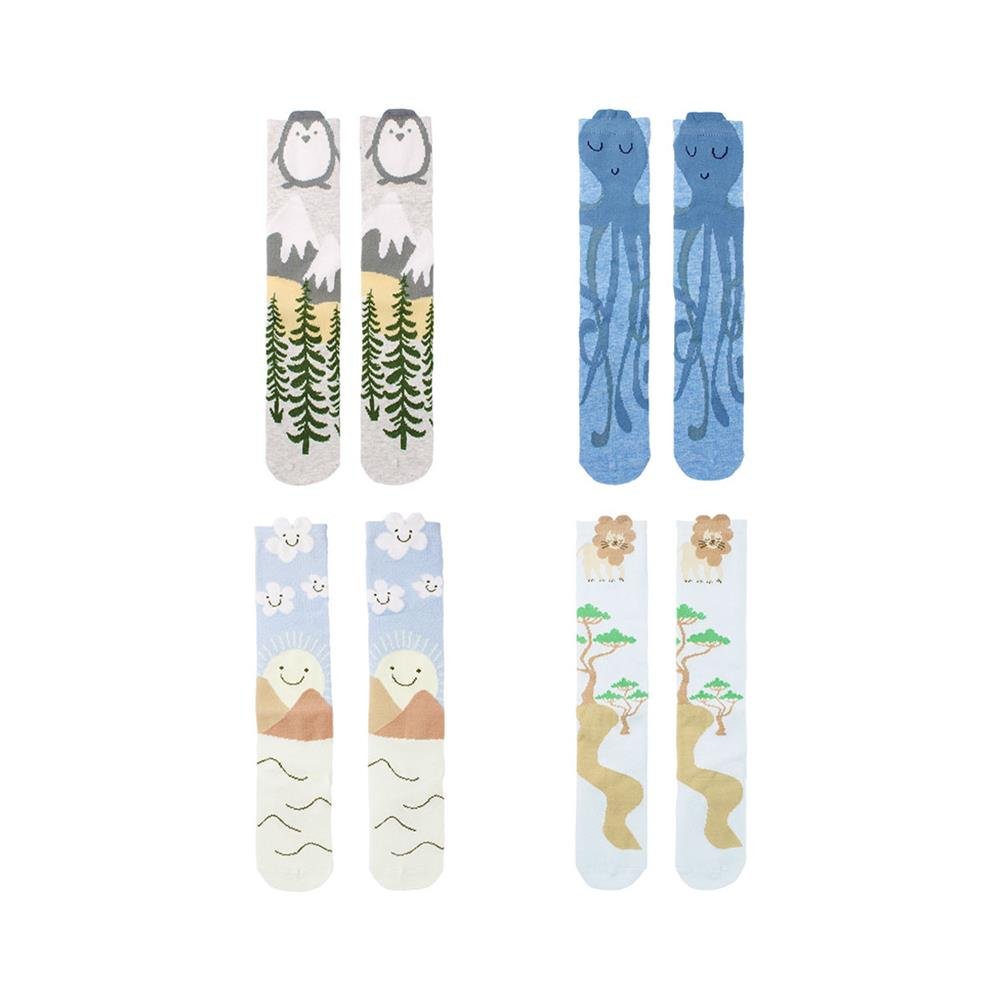 Kit Meia 3/4 Divertida Lúdica 26-30 Masculino Pimpolho Com 8 Pares.