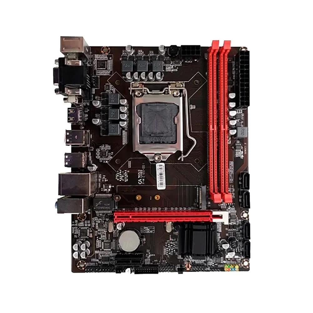 Placa-Mãe Lga 1151 Brazilpc Intel H110 Ddr4 Hdmi, Vga, Dvi, Usb 3.0 - Bpc-H110-Itx-M.2-Tg
