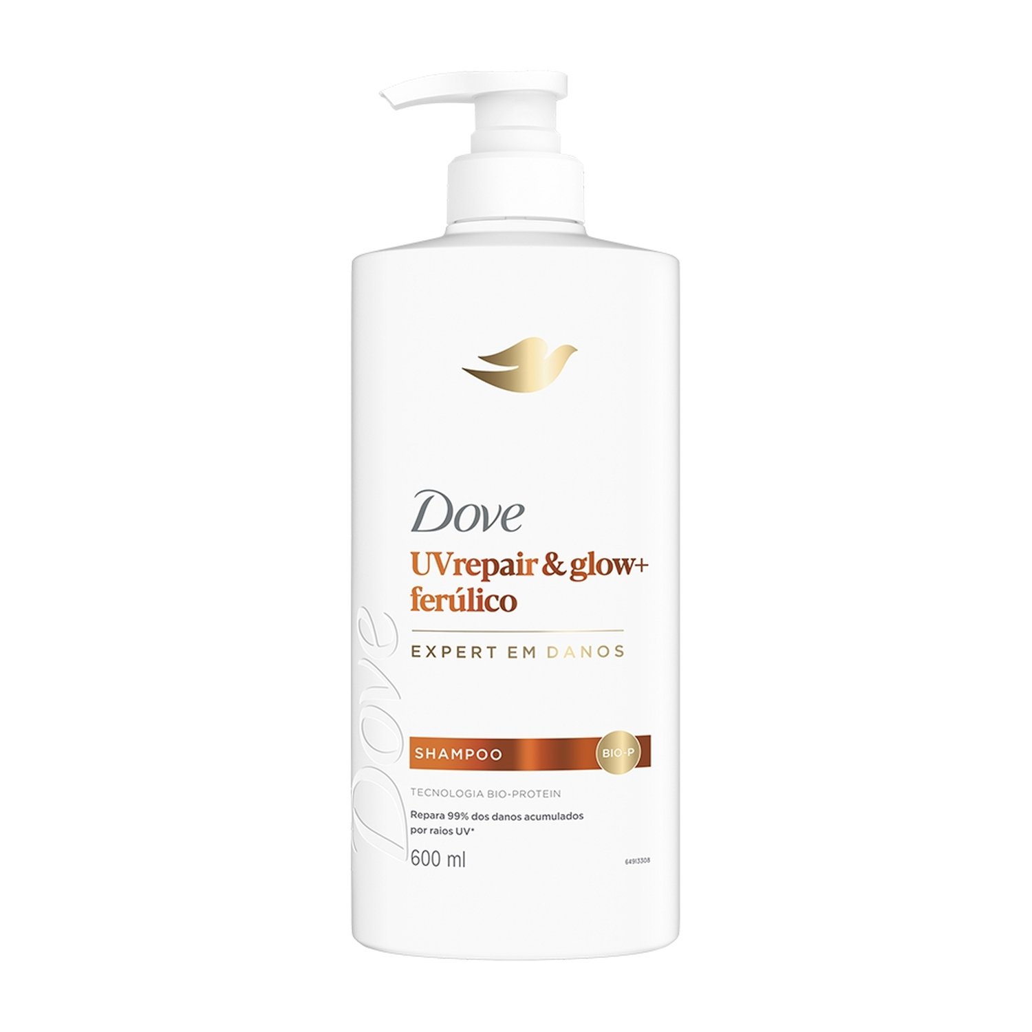 Shampoo Dove UV Repair & Glow + Ferúlico 600ml