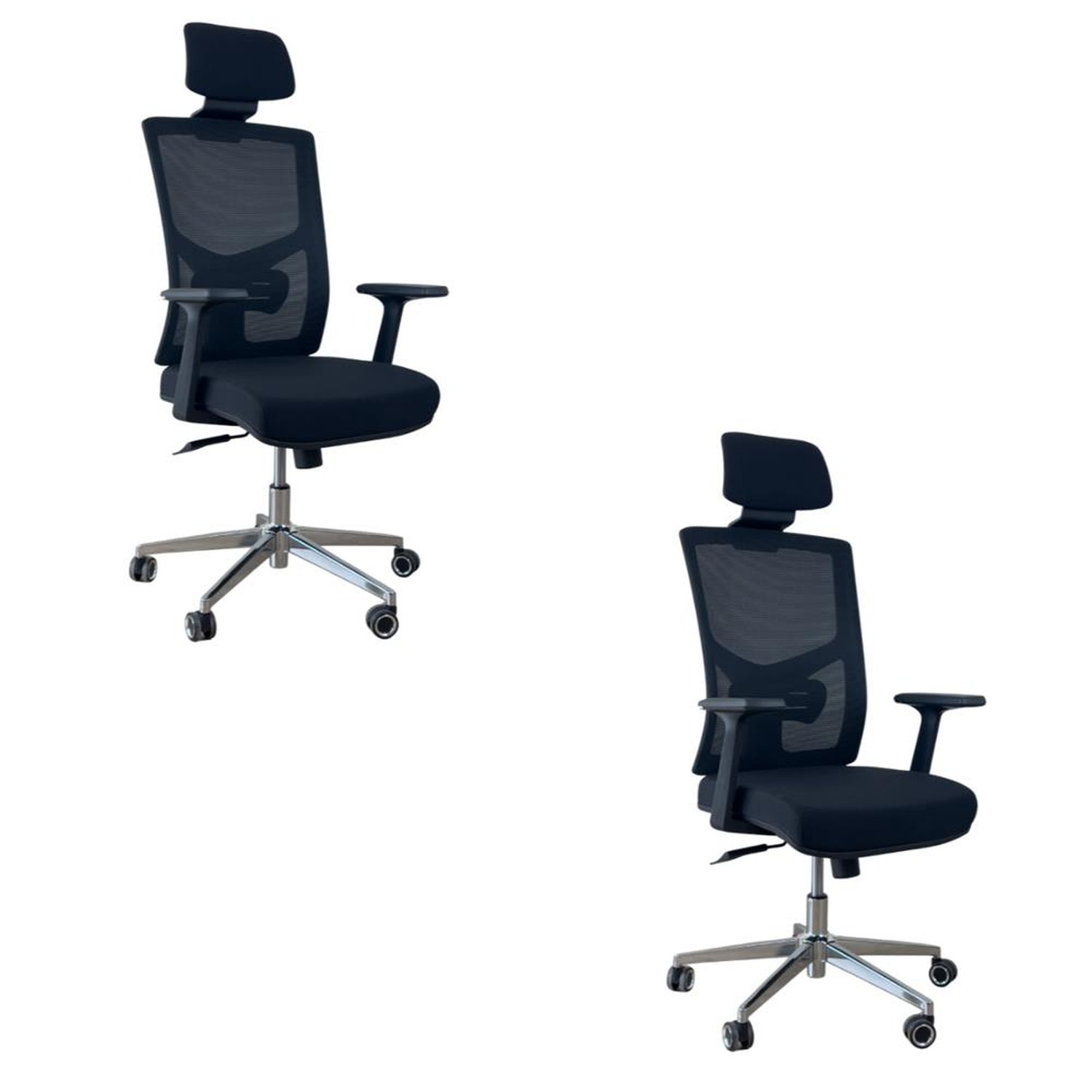 Kit 2 Cadeiras Presidente Oficial Comfort Viena Apoio