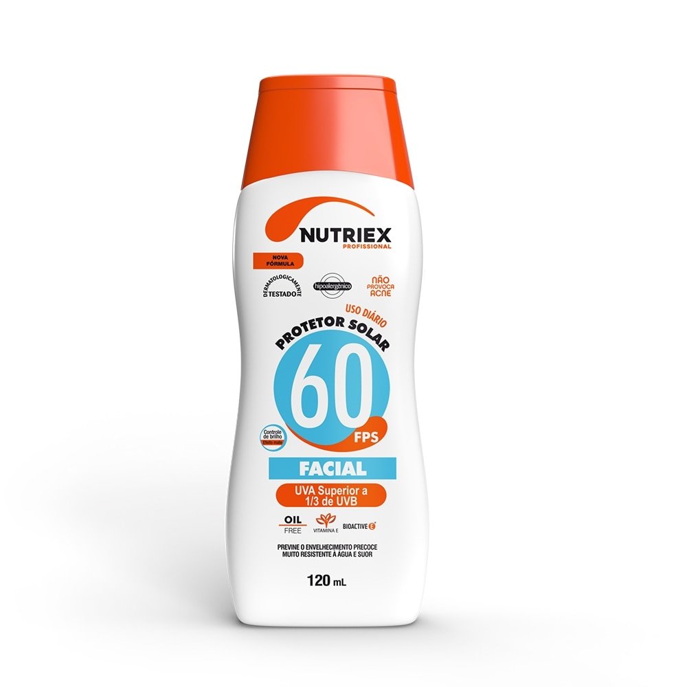 Protetor Solar Nutriex Facial FPS60 120ml