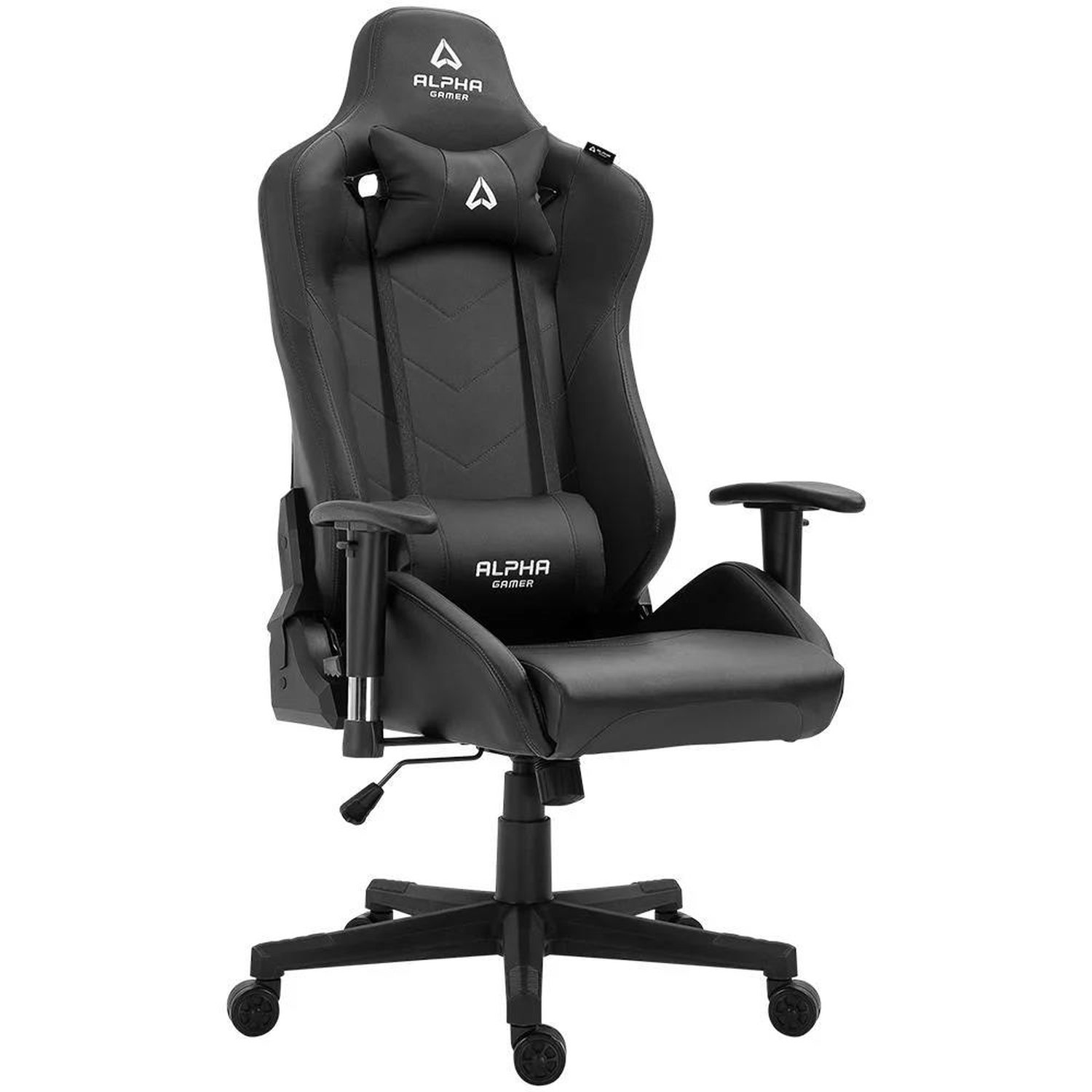 Cadeira Gamer Alpha Gamer Zeta Agzeta-Bk-R Até 120 Kg, Reclinável